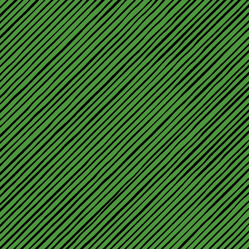 Green & Black Stripe on Bias