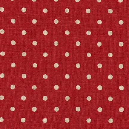 Natural Dots on Red
