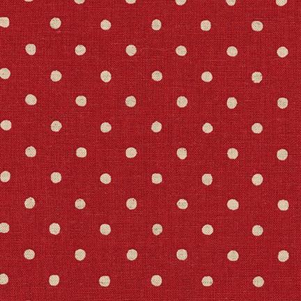 Natural Dots on Red