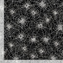 Halloween Web, White on Black