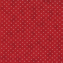 White pin dots on real red