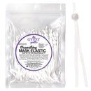 Drawstring Mask Elastic White