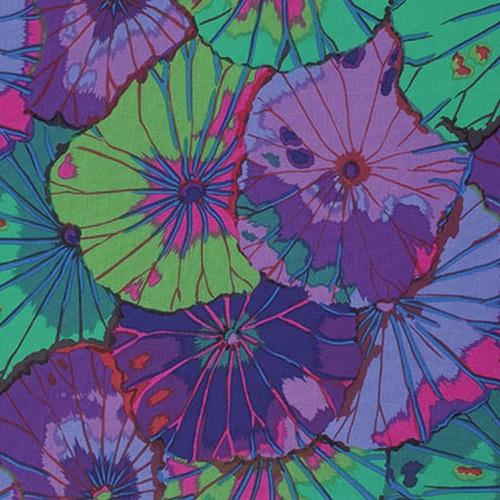 Lotus Leaf Purple Teal