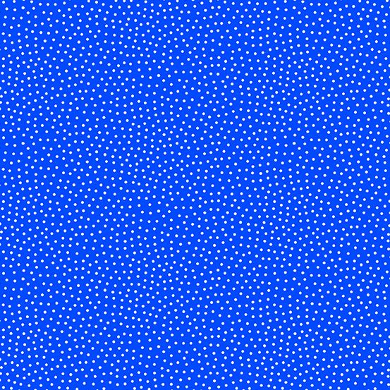 Blue w Scattered White Dots