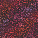 Red Maroon w Small Flowers Hint of Purple & Red Orange