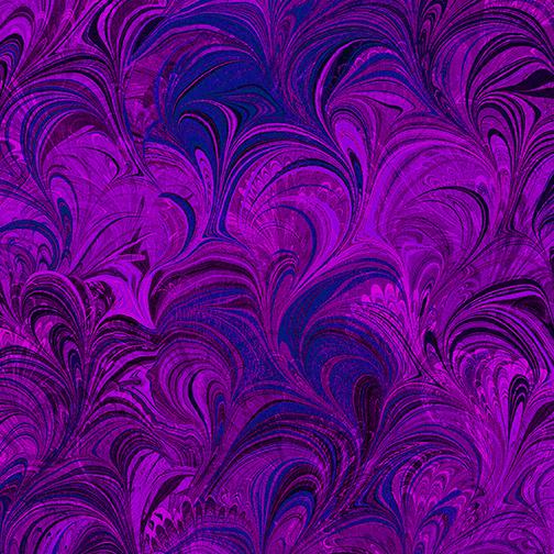 Poured Grape Purple Marbled