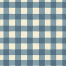Flannel Blue & Cream Plaid