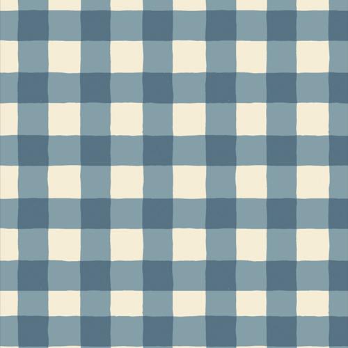 Flannel Blue & Cream Plaid