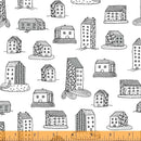 B&W Houses & Buildings on White