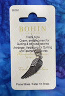 Bohin Silver Feather Charm
