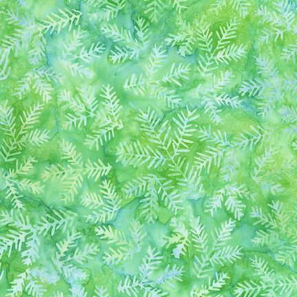 Green Teal  Batik w Spiky