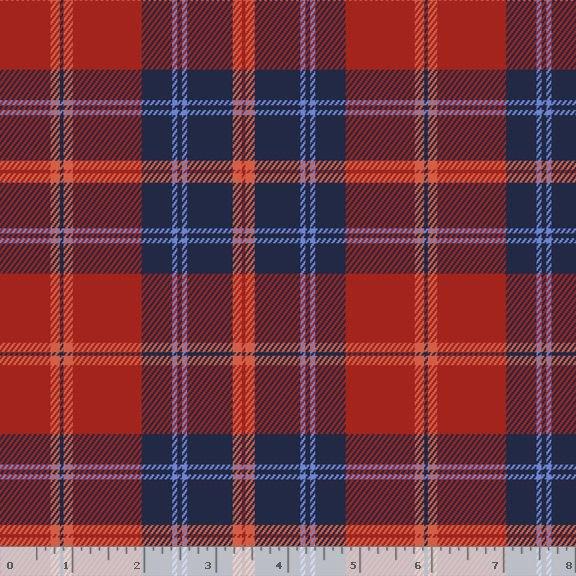 Flannel Red Blue Plaid