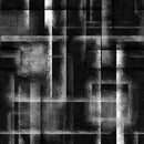 Black Brush Look Modern Plaid