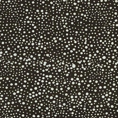 Batik Cream Dot Scatter on Blk