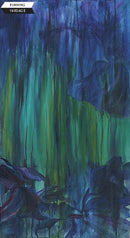 Blue - Green Streak Floral