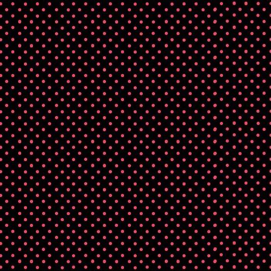 Red Dots in Rows on Black