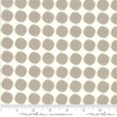 Taupe Connected Dots on Cream
