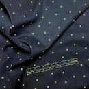 Navy w Cream Dots, Organic Lawn HOKKOH, Organic Cotton