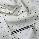 Cream w Blck Dots, OrganicLawn