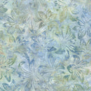 Gray w Blue & Taupe Flowers