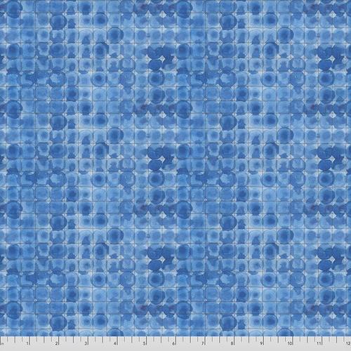 Med Blue Dots in Gray Grid