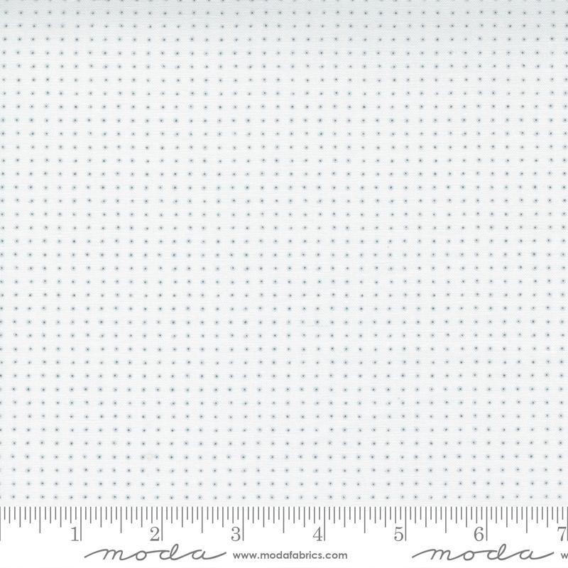 White w Gray Dots in Line