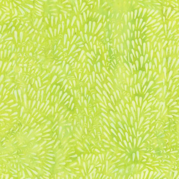 Chartreuse Batik w Teardrops