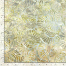 Lt Tan Blue Grn Seashell Batik