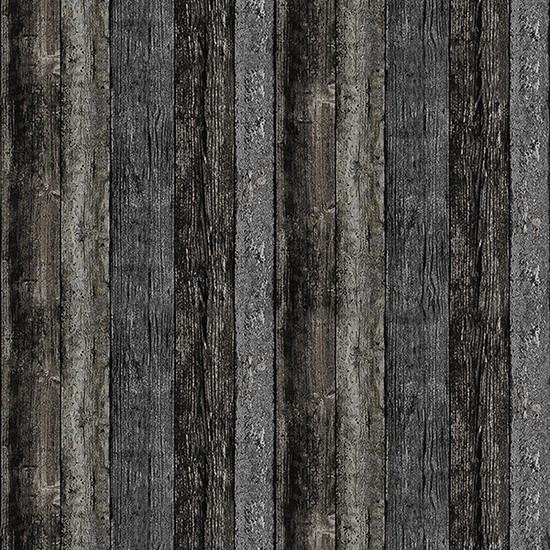Wood Planking, Dark Bark
