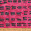 Pink w Black Hash Marks