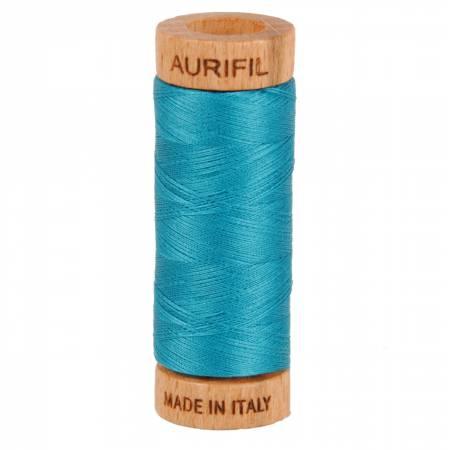 Aurifil 80wt 2810 Medium Turquoise