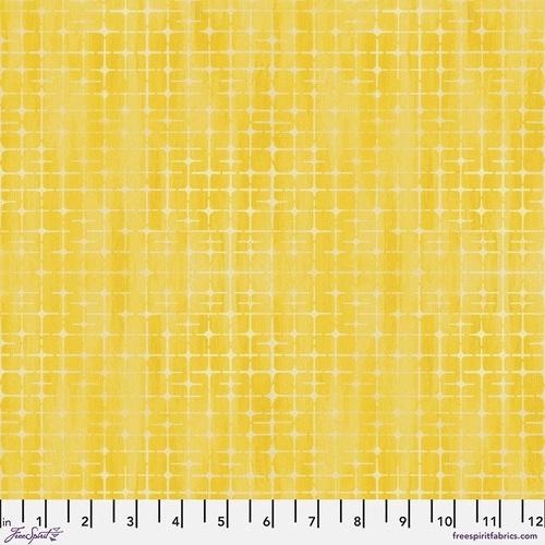 Yellow w White Broken Grid