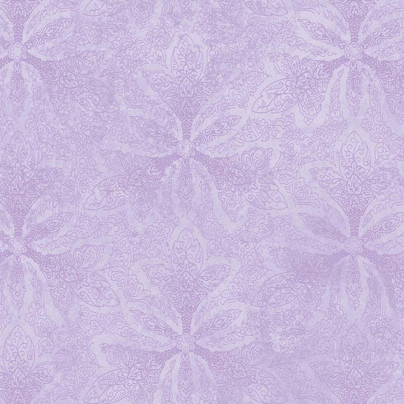 Purple w Filigree Flowers