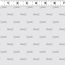 SALE: Lt Gray w Airplanes in