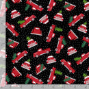 SALE: Black w Red Trucks &