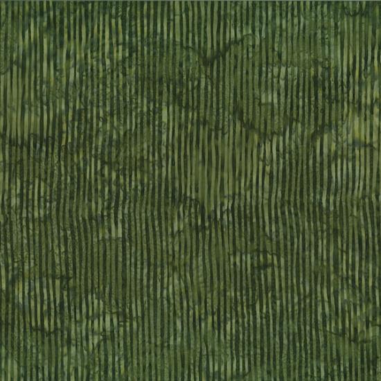 Olive Grn Skinny Stripe Batik