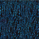 Black w Turquoise Dotted Vines