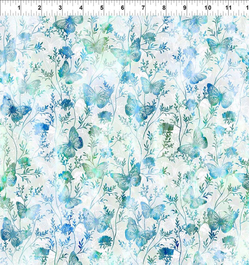Pastel Blues, Butterflies & Foliage Ethereal Jason Yenter