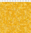 Gold Squiggles on Yellow