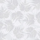 Gray w Silver & White Fronds
