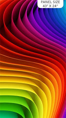 24"PANEL Color Play Wave Multi