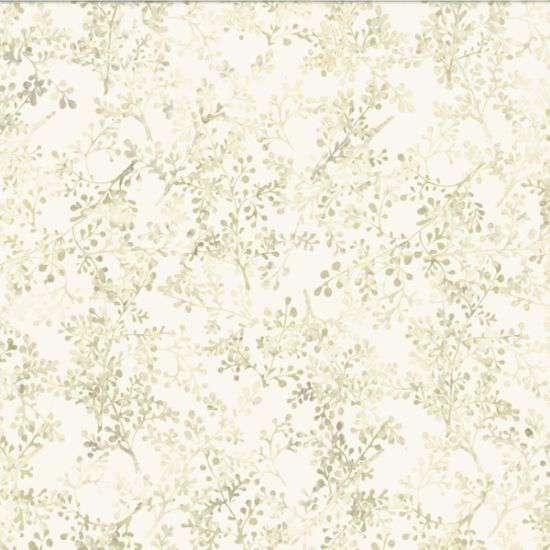 Tan sprigs on cream all over
