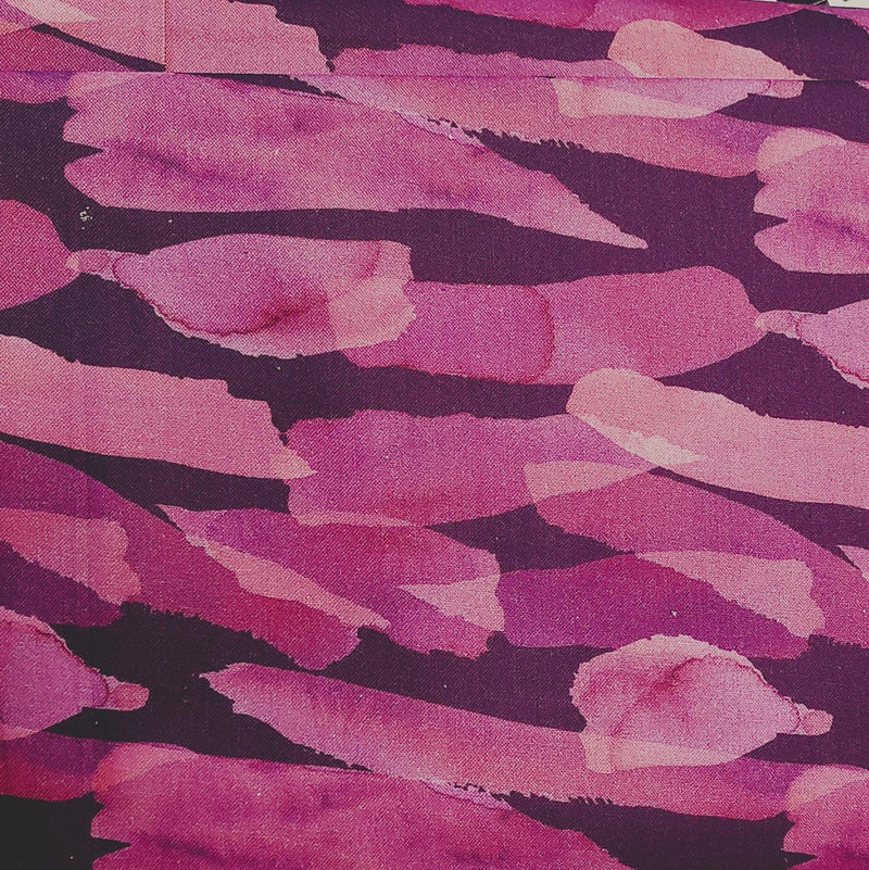 Eggplant w Elongated Red Violet Watermarks