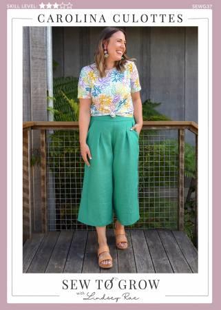 Carolina Culottes Clothing Pattern Shorts Option Included
