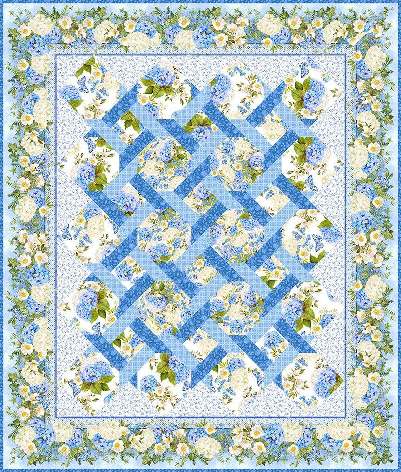 Periwinkle Spring Garden Twist Pattern