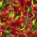 Gas Fumes in Reds & Greens