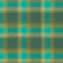 Green & Gold Plaid Flannel