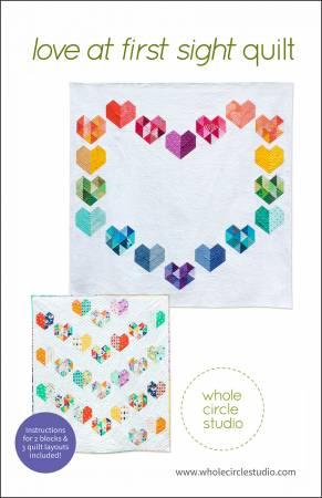 Love at First Sight Quilt by whole circle studio