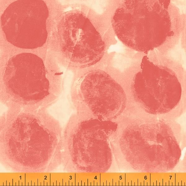 Orange & Light Orange Circles on Cream
