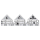 90 degree 1/4 Square Triangle non slip strip ruler 2 1/2"